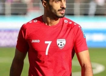 خداحافظی مصطفی آزادزوی از تیم ملی فوتبال افغانستان